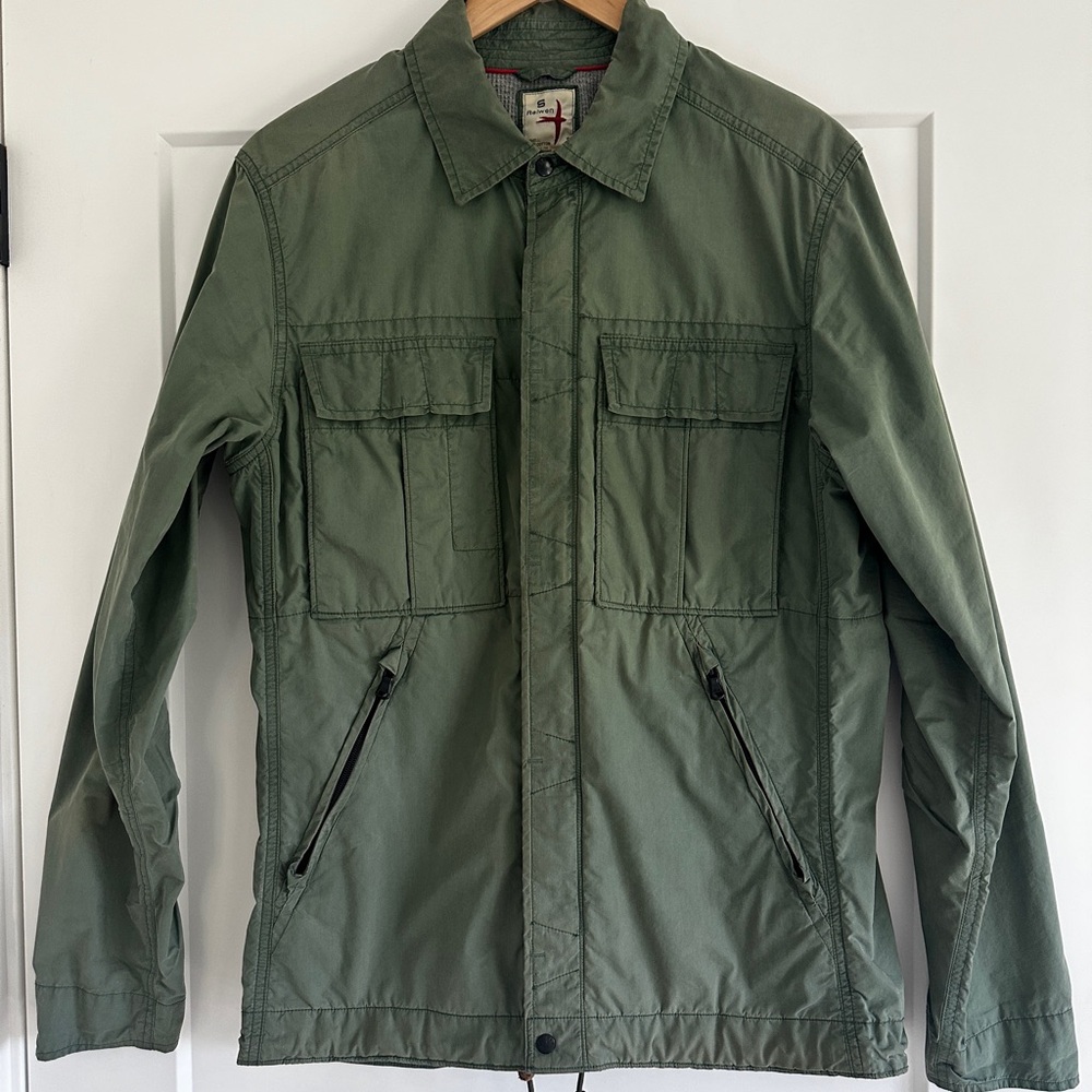 Relwen Sailcloth Tanker Jacket - Palm Green - Size Small